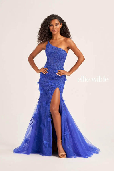 Ellie Wilde EW35049 - Corset Bodice Embroidered Gown