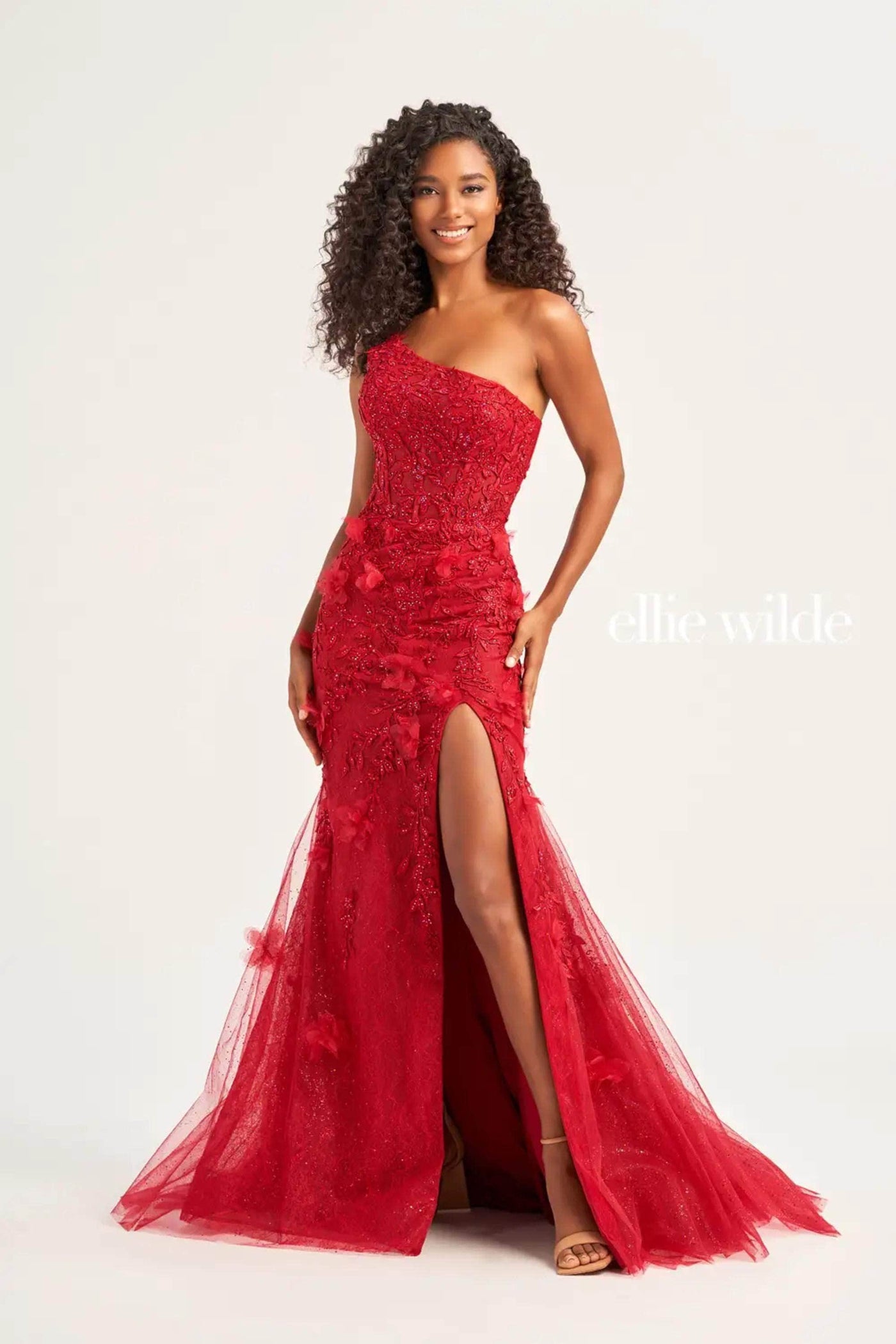 Ellie Wilde EW35049 - Corset Bodice Embroidered Gown