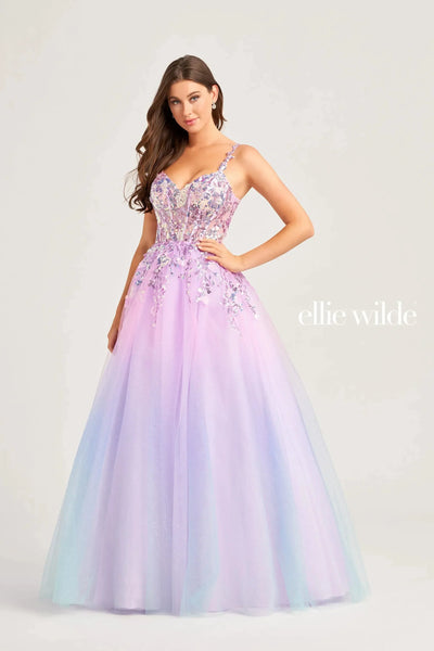 Ellie Wilde EW35055 - Corset Sequin Ballgown