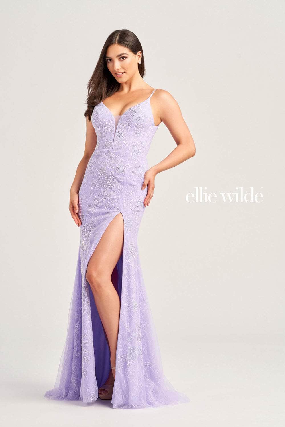 Ellie Wilde EW35062 - Bead Embellished Sheath Evening Dress