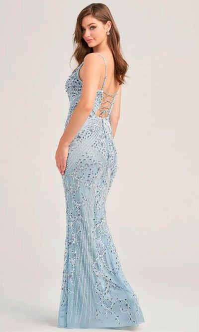 Ellie Wilde EW35065 - Fitted V-Neck Evening Dress Prom Dresses