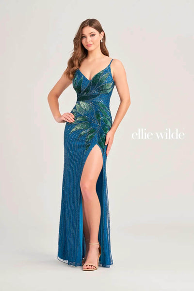 Ellie Wilde EW35066 - Sequin Sleeveless Gown