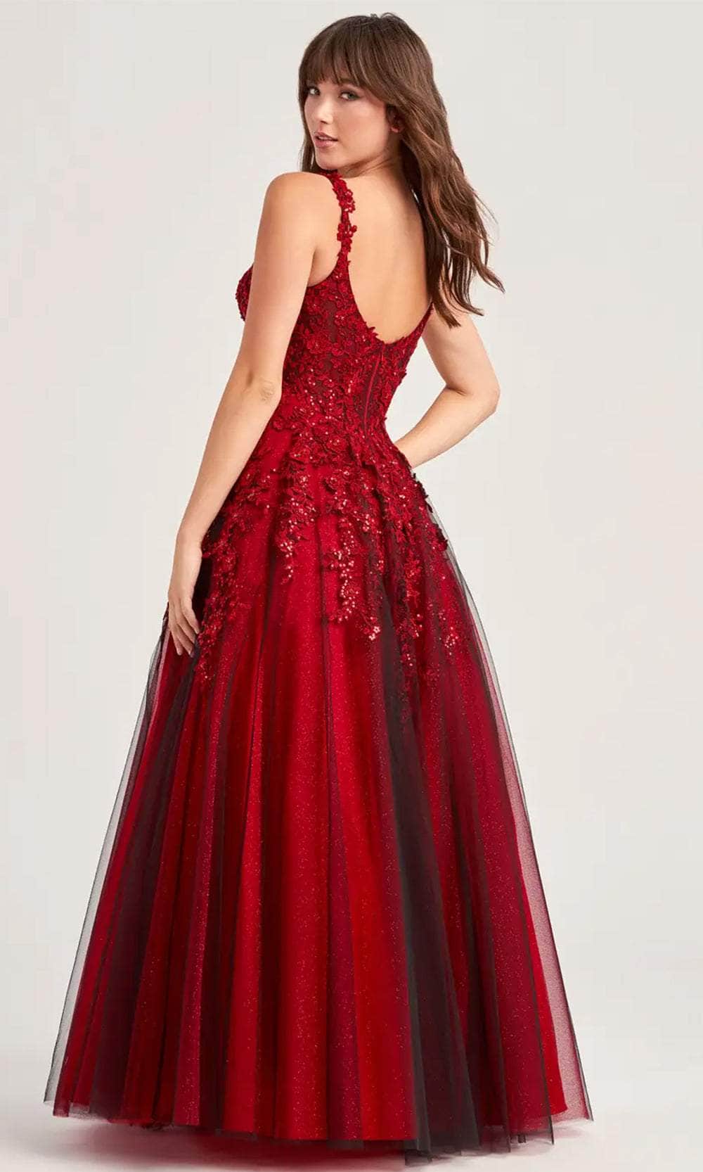 Ellie Wilde EW35068 - Embroidered A-line Prom Gown Prom Dresses
