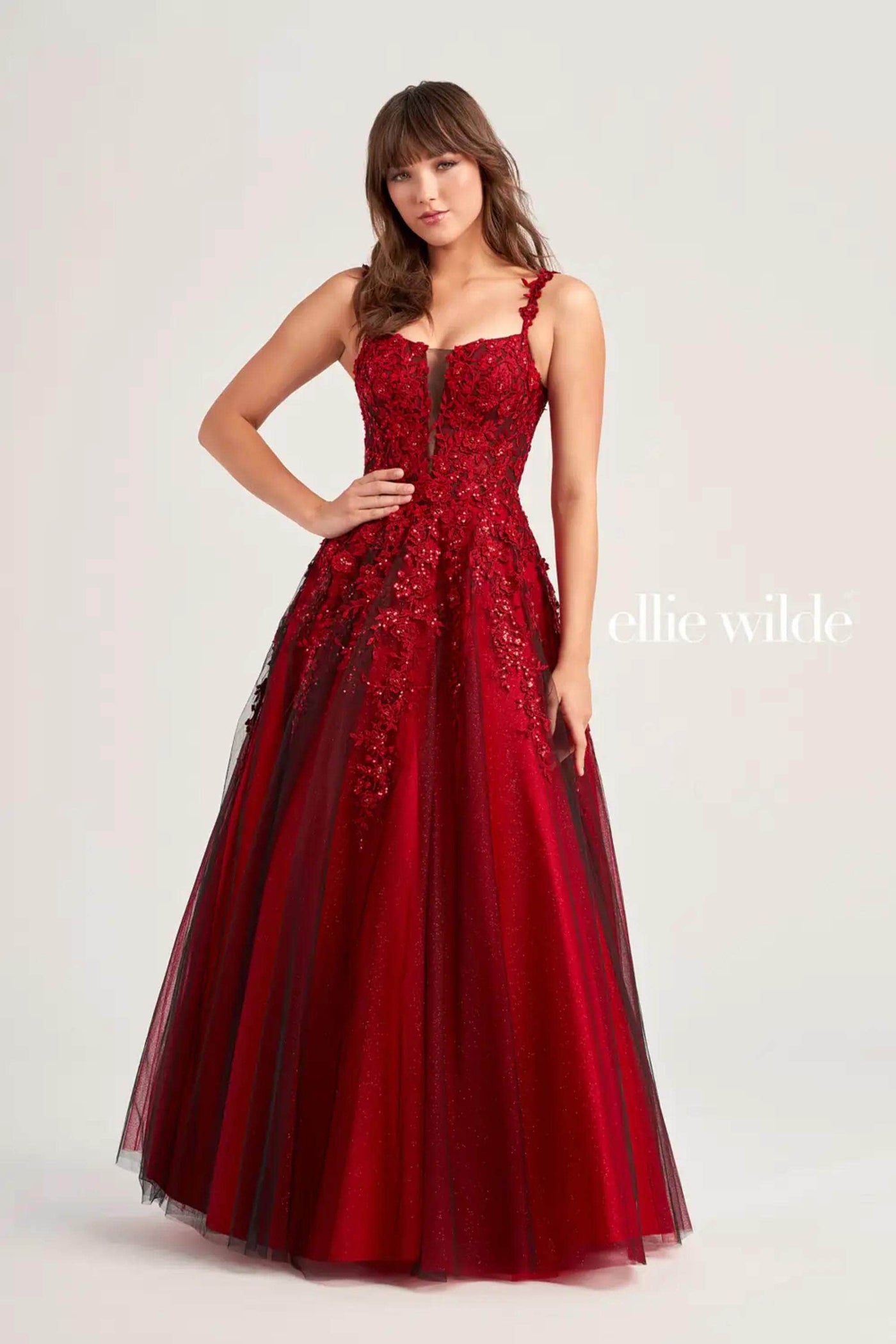 Ellie Wilde EW35068 - Sleeveless A-line  Gown