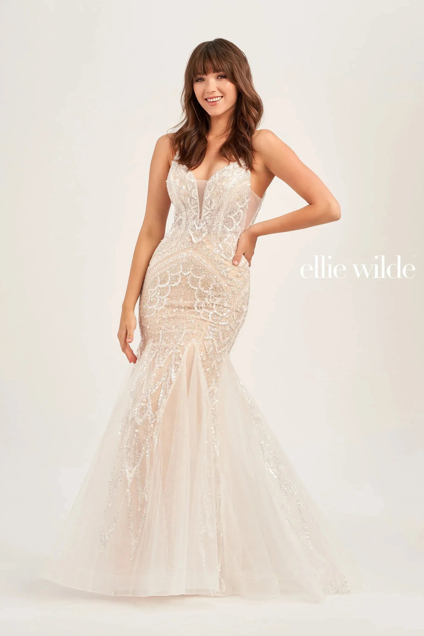Ellie Wilde EW35077 - Embellished Mermaid Gown