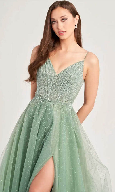 Ellie Wilde EW35088 - Stone Accented Sleeveless Evening Gown Evening Dresses