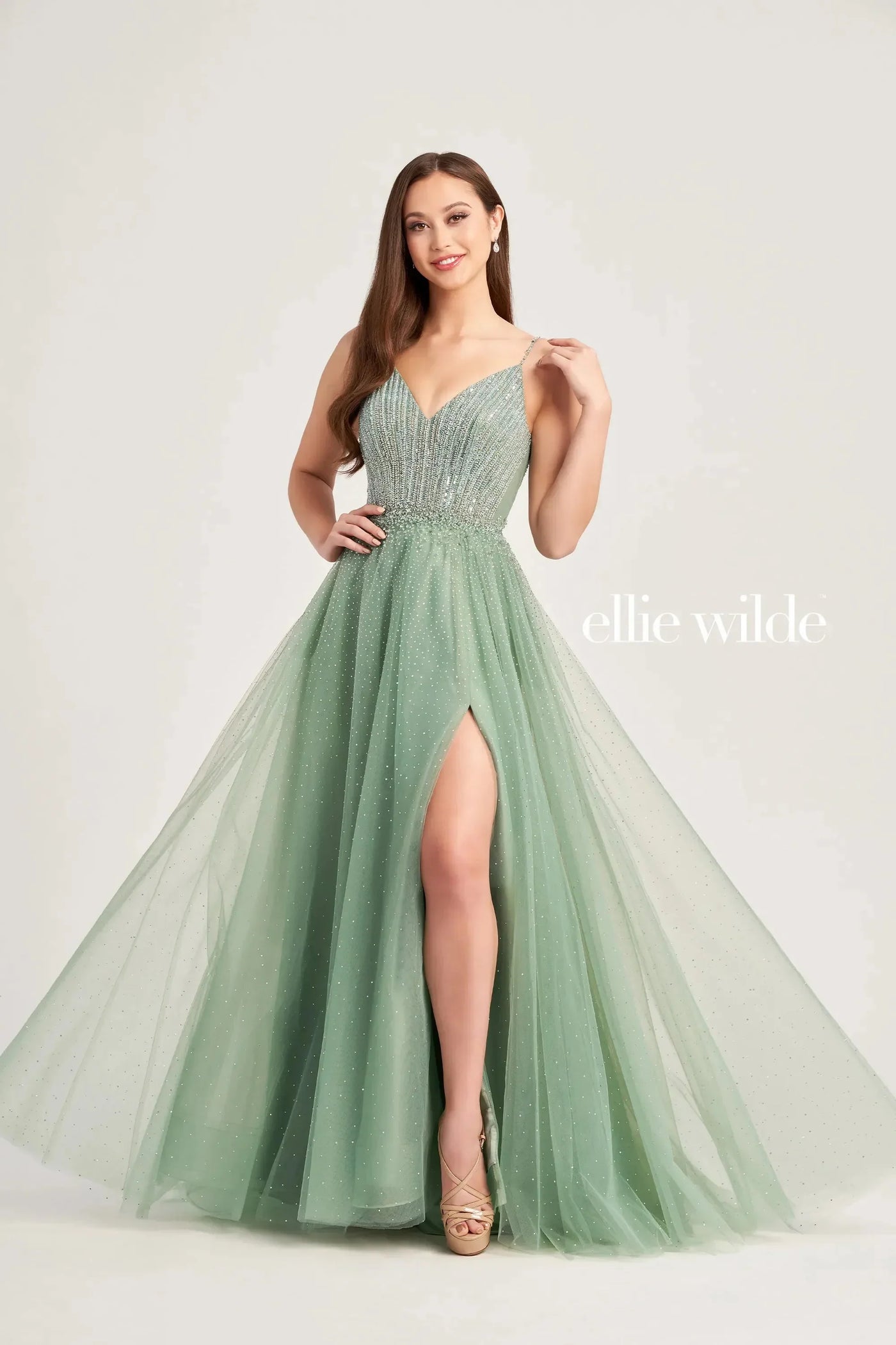 Ellie Wilde EW35088 - Embellished Sleeveless Gown