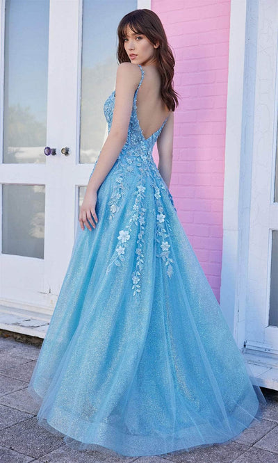 Ellie Wilde EW35108 - Sleeveless Lace Applique Prom Gown Prom Dresses