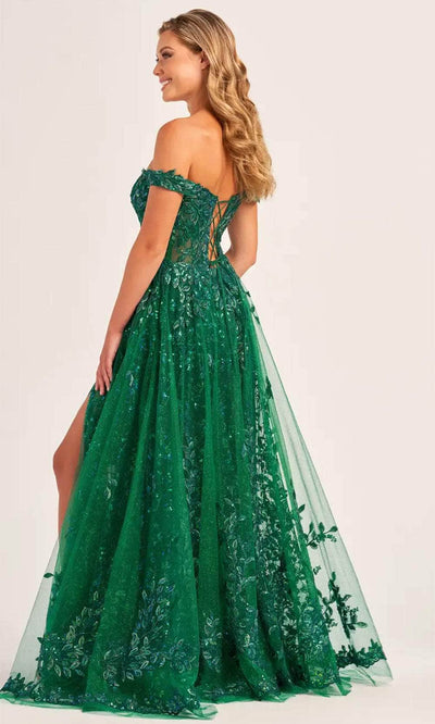 Ellie Wilde EW35116 - Lace Applique A-Line Prom Gown Prom Dresses