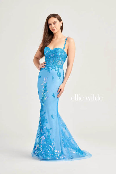 Ellie Wilde EW35207 - Sleeveless Sweetheart Neck Gown