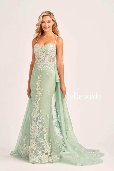 Ellie Wilde EW35207 - Sleeveless Sweetheart Neck Gown