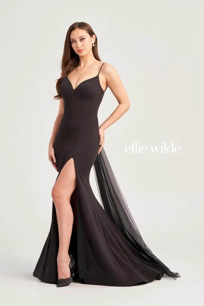 Ellie Wilde EW35213 - V-Neck Sleeveless Gown