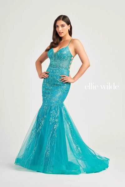 Ellie Wilde EW35236 - Sleeveless Mermaid Gown