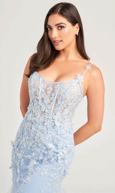 Ellie Wilde EW35241 - Embroidered Trumpet Prom Gown Prom Dresses