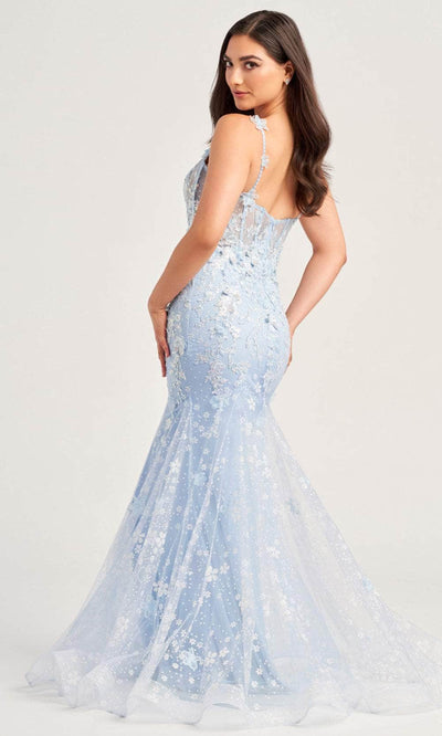 Ellie Wilde EW35241 - Embroidered Trumpet Prom Gown Prom Dresses