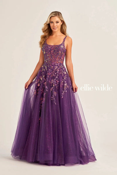 Ellie Wilde EW35242 - Scoop A-Line Gown