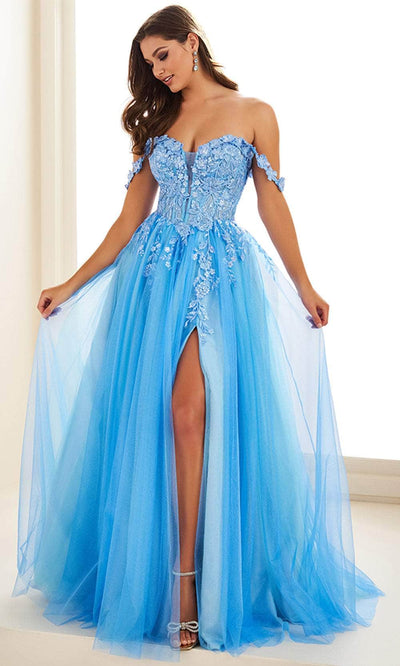 Ellie Wilde EW36214 - Plunging Sweetheart Strapless Prom Gown Prom Dresses