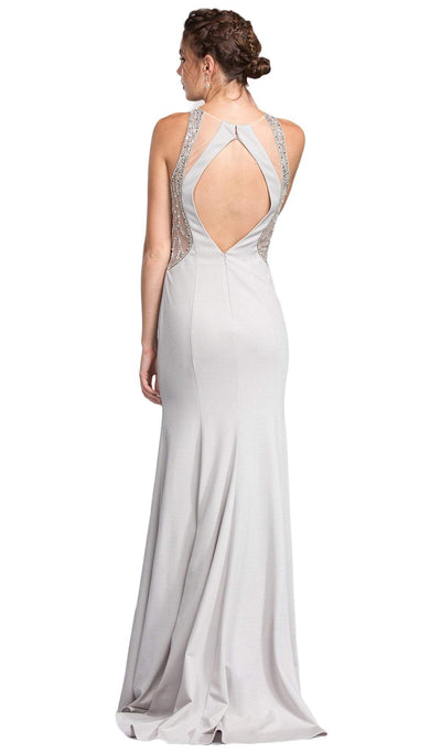 Embellished Jewel Sheath Prom Dress Prom Dresses