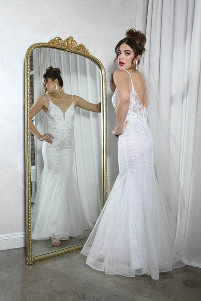 Eureka Fashion 9998 - Floral Beaded Evening Gown Prom Dress