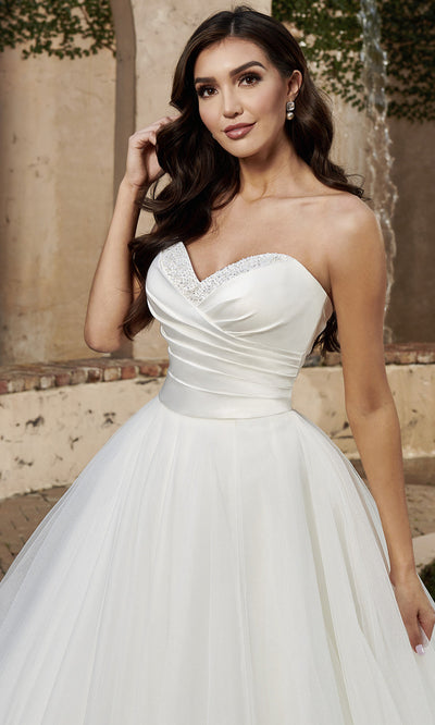 Rachel Allan MB3130 - Beaded Bust Glitter Tulle Bridal Gown Wedding Dresses