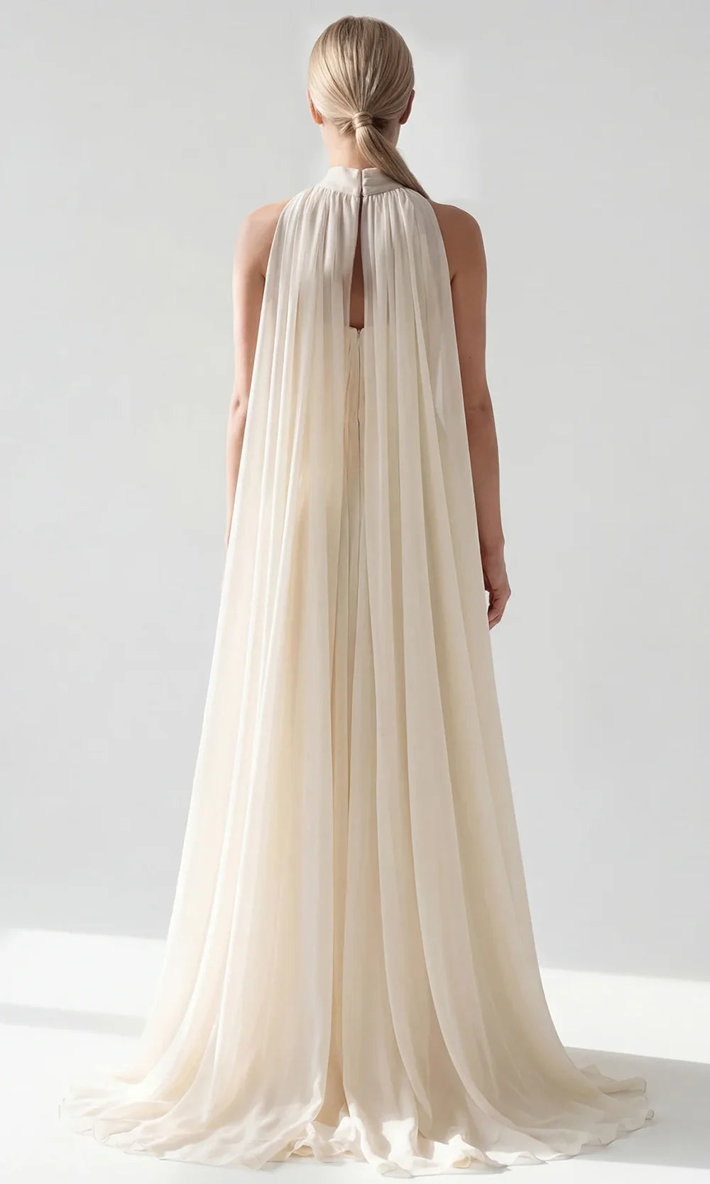 Gatti Nolli Couture OP-7920 - Crystal Trim A-Line Evening Gown Bridal Dresses in White  