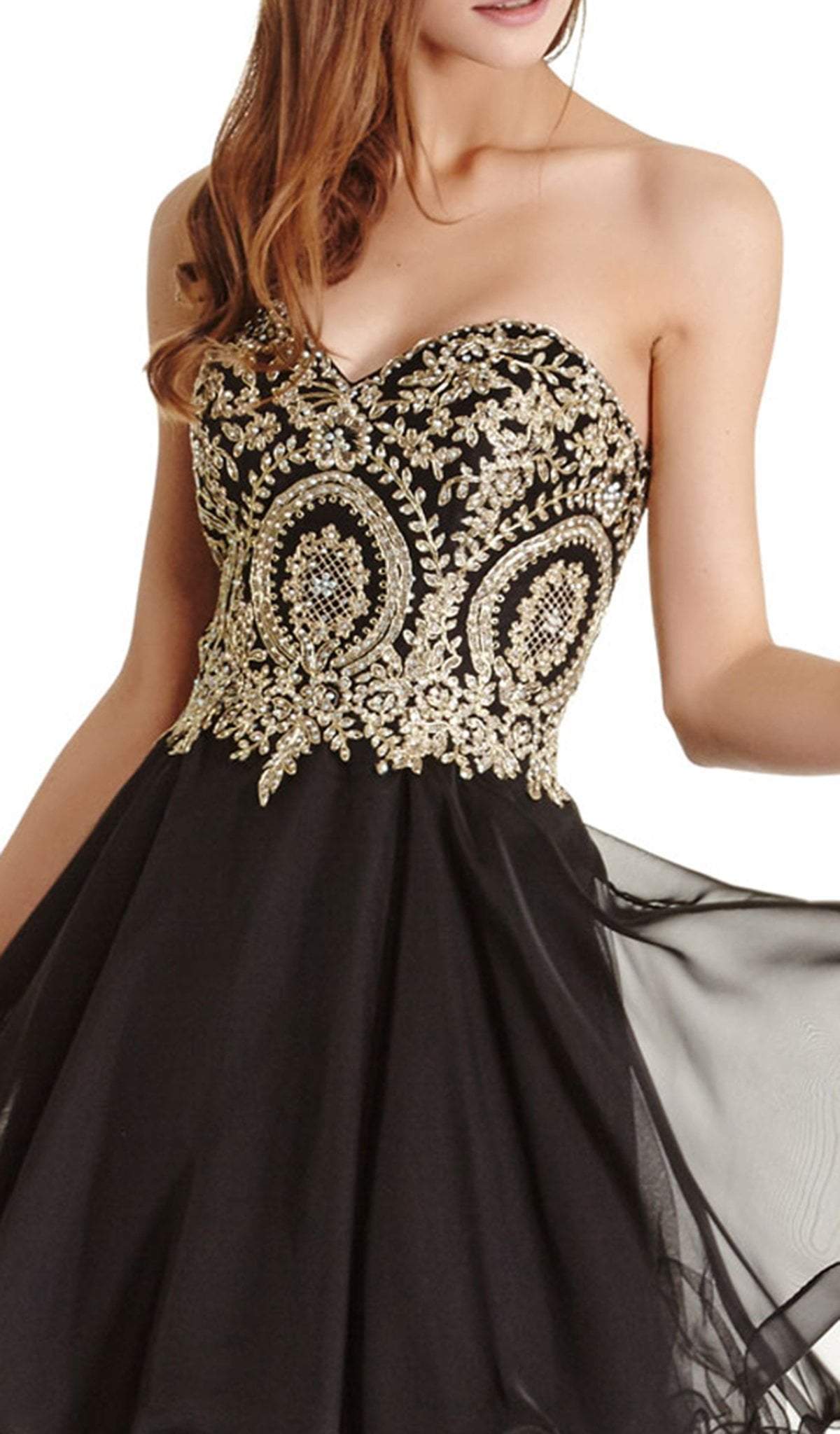 Gilded Sweetheart A-line Homecoming Dress Homecoming Dresses