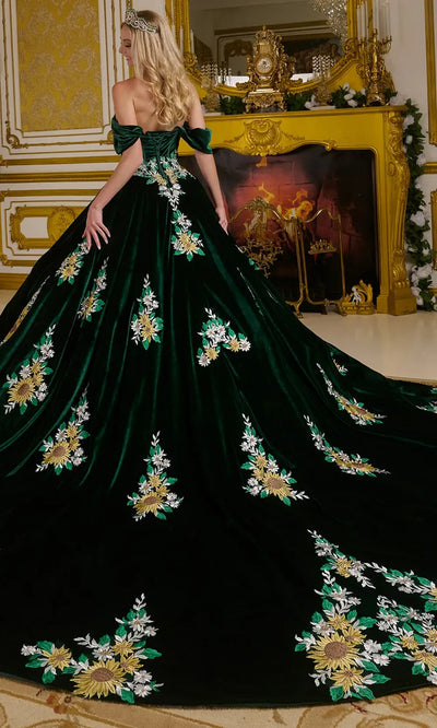 Elizabeth K GL3637 - Sweetheart Organza Ruffled Ballgown Quinceanera Dresses