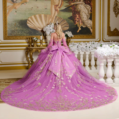 Elizabeth K GL3647 - Strapless Beaded Applique Quinceanera Gown Quinceanera Dresses