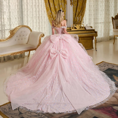 Elizabeth K GL3651 - 3D Butterfly Sweetheart Tulle Gown Quinceanera Dresses