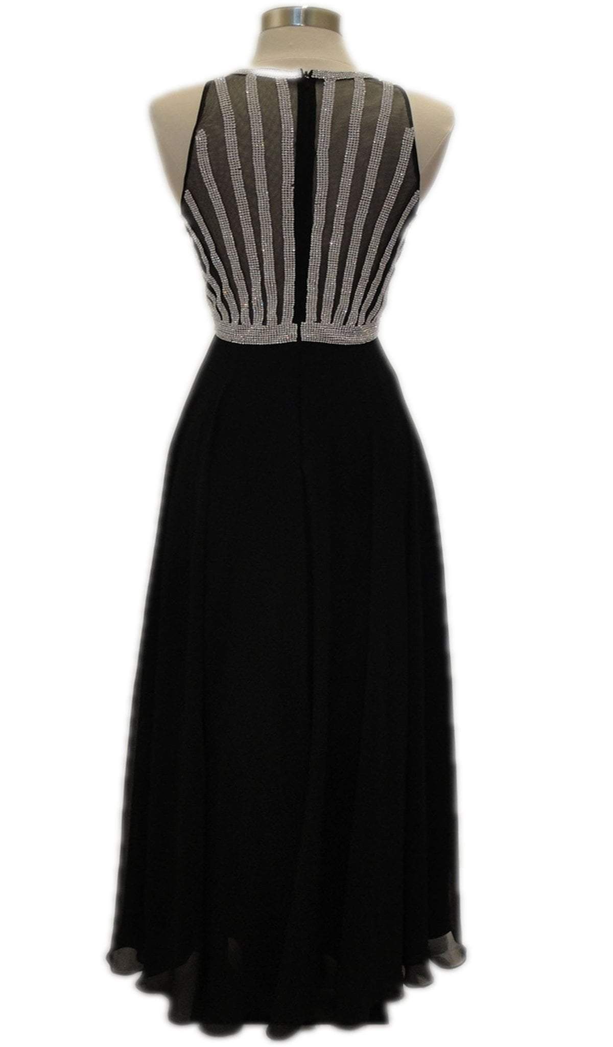 Glittering Illusion Halter A-line Prom Dress Prom Dresses