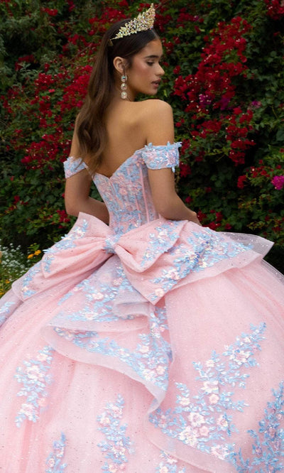 GLS by Gloria GL3517 - Floral Ornate Ballgown Quinceanera Dresses