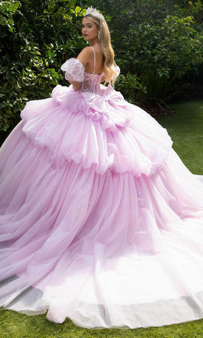 GLS by Gloria GL3546 - Sequin Embroidered Ruffle Ballgown Quinceanera Dresses