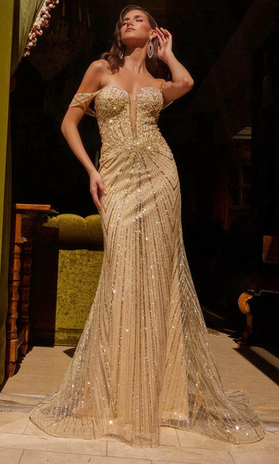 GLS by Gloria GL3558 - Sweetheart Neckline Off-Shoulder Prom Gown Prom Dresses