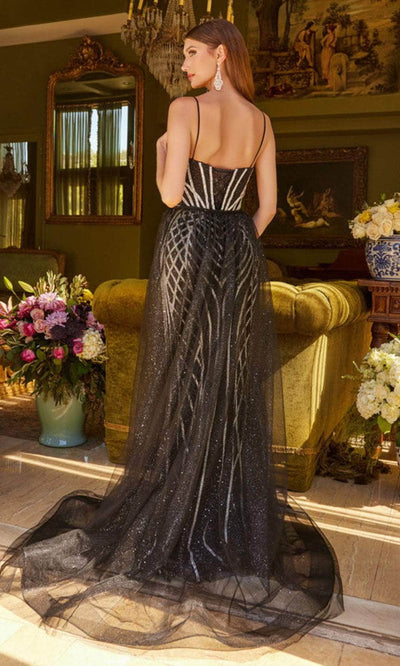 GLS by Gloria GL3587 - Glitter Netting Sleeveless Prom Gown Prom Dresses