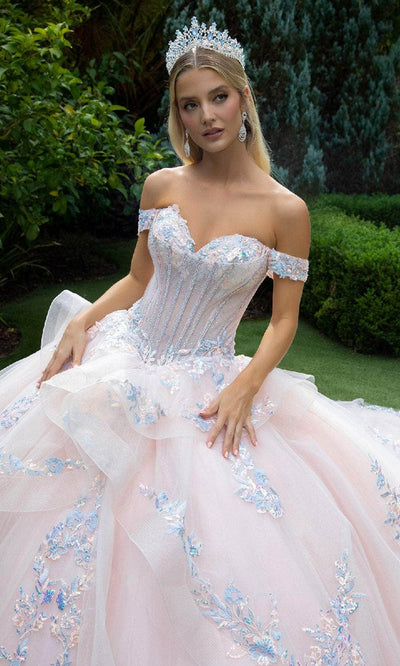 GLS by Gloria GL3596 - Sweetheart Ruffle Layer Ballgown Quinceanera Dresses