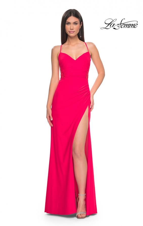 La Femme 31440 - Minimalist Long Gown