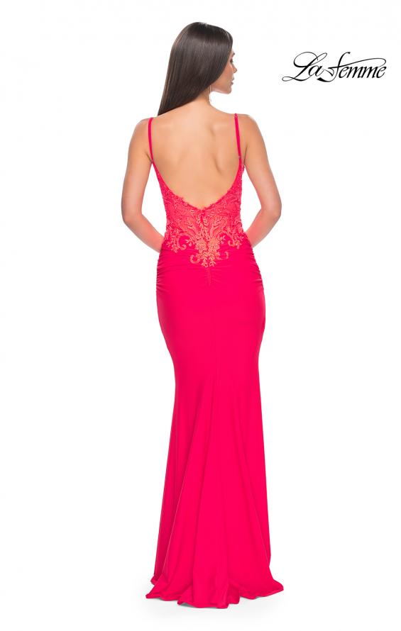 La Femme 31128 - V Neck Long Dress