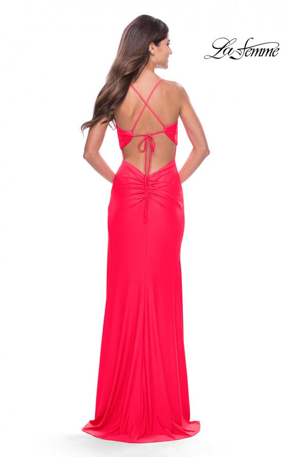 La Femme 31446 - V-Neck Dress