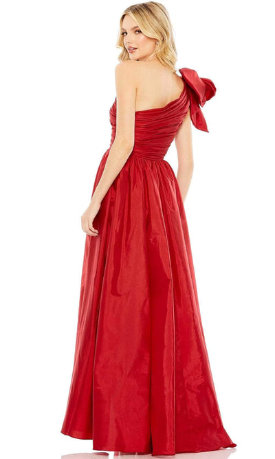 Ieena Duggal 11312 - Ruched Bod Bow-Designed Gown Prom Dresses