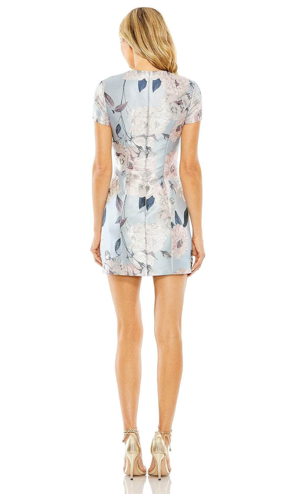 Ieena Duggal 11614 - Short Sleeve Floral Cocktail Dress Cocktail Dresses