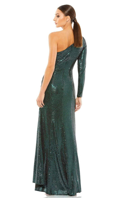 Ieena Duggal - 12501 Asymmetric High Slit Dress Special Occasion Dress