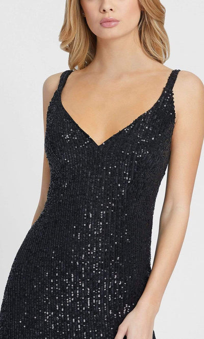 Ieena Duggal - 26443 Sleeveless Fitted High Leg Slit Sequin Gown Special Occasion Dress