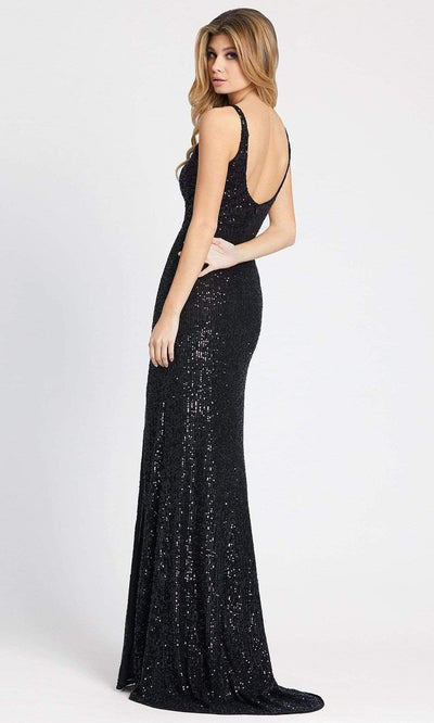 Ieena Duggal - 26443 Sleeveless Fitted High Leg Slit Sequin Gown Evening Dresses