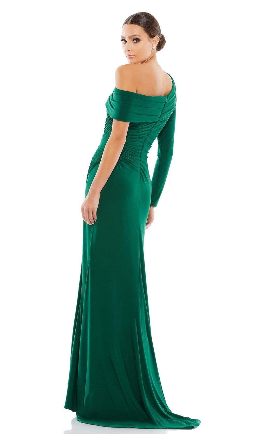 Ieena Duggal - 26570 Draped One Shoulder Gown Special Occasion Dress