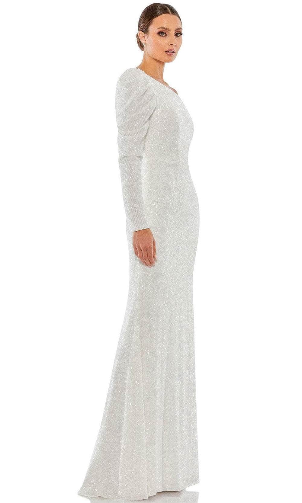 Ieena Duggal 26591 - One Shoulder Sequined Sheath Gown Special Occasion Dress