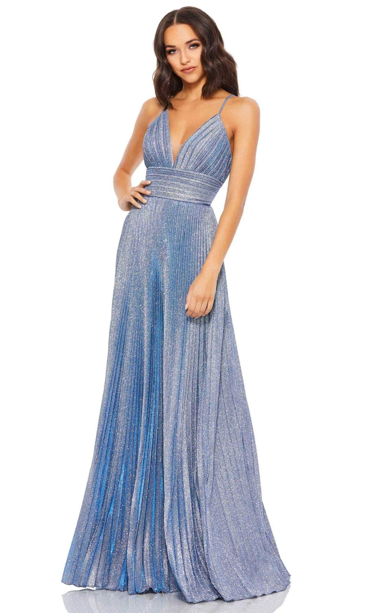 Ieena Duggal 30725 - V-neck Dress