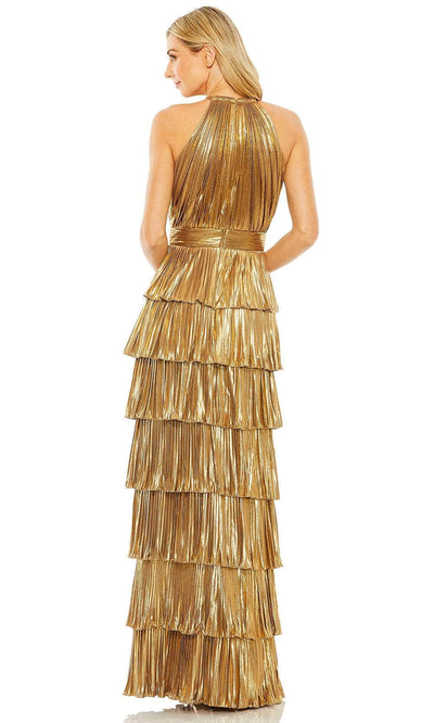 Ieena Duggal 30763 - Pleated Halter Evening Dress Evening Dresses