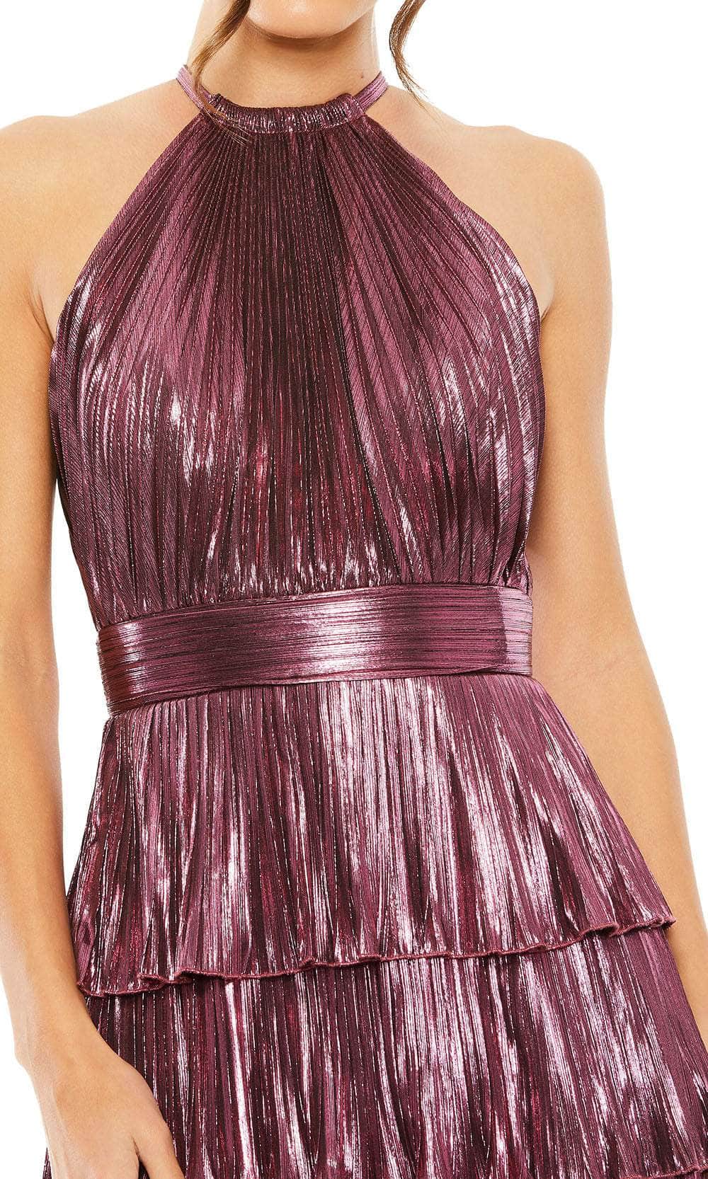 Ieena Duggal 30763 - Pleated Halter Evening Dress Evening Dresses