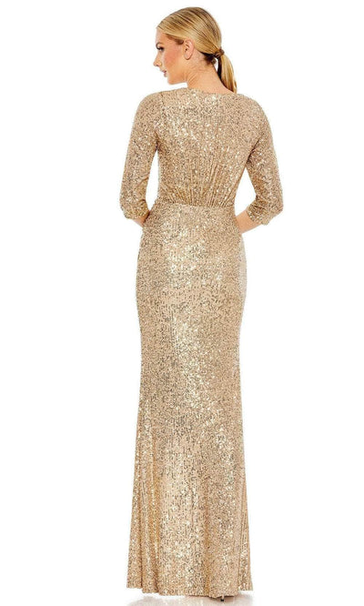 Ieena Duggal 42015 - Quarter Sleeve Sequin Evening Dress Special Occasion Dress