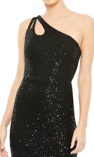 Ieena Duggal 42029 - Asymmetric Shoulder Cutout Formal Dress Special Occasion Dress